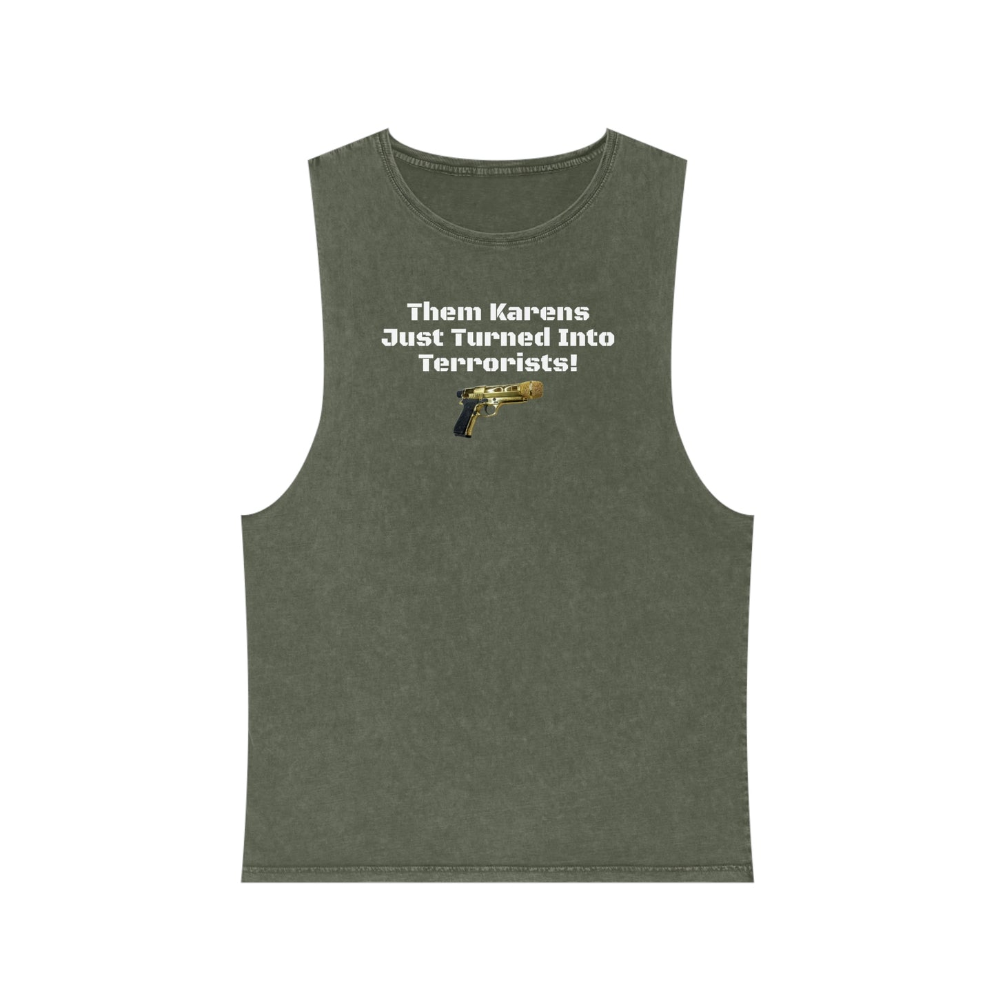 Karens Unisex Stonewash Tank Top