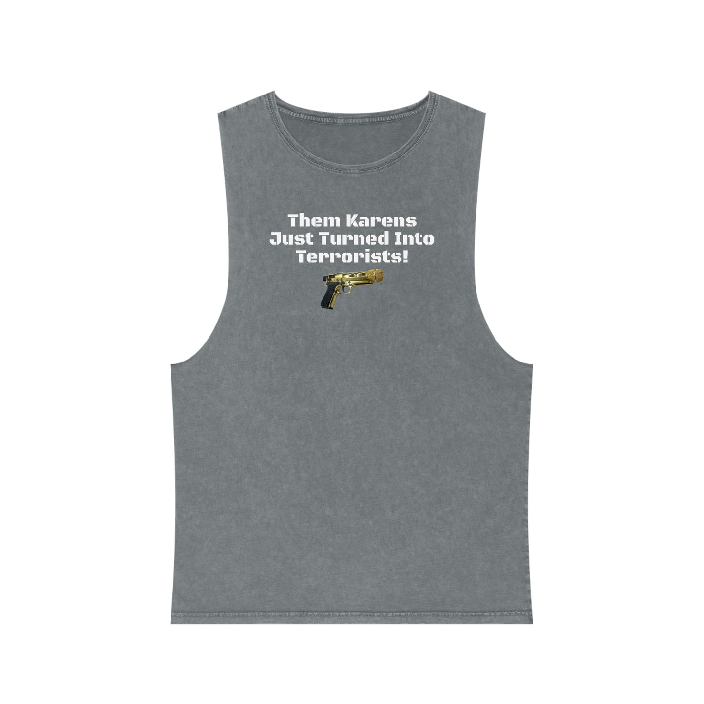 Karens Unisex Stonewash Tank Top